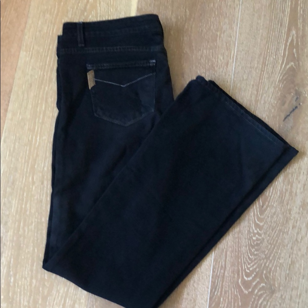 Paige black bootcut jeans.  Size 31. Stretchy!